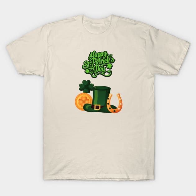 Happy St. Patrick's Day T-Shirt by Salasala